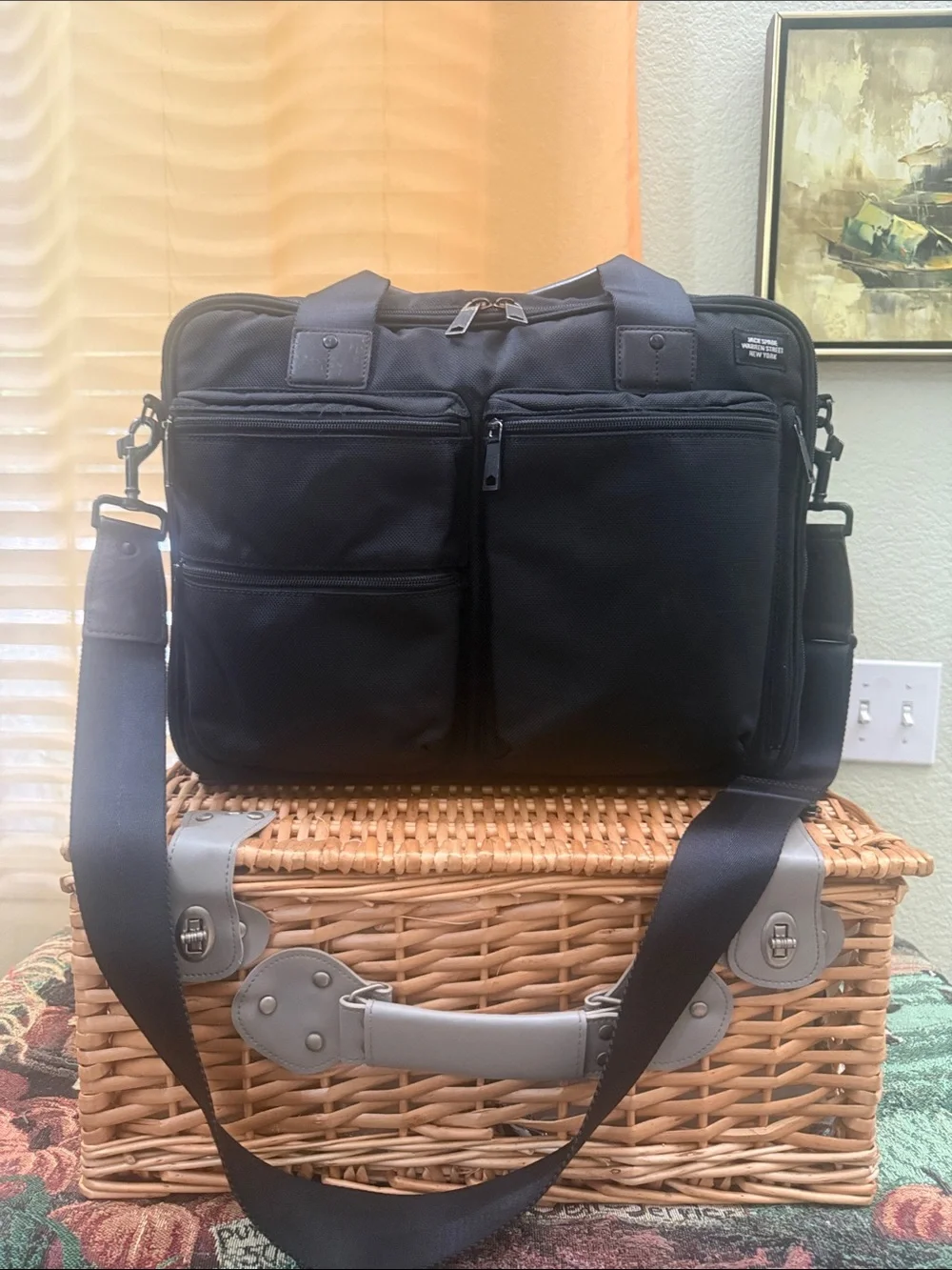 Jack Spade Warren Street Briefcase,- pre-owned